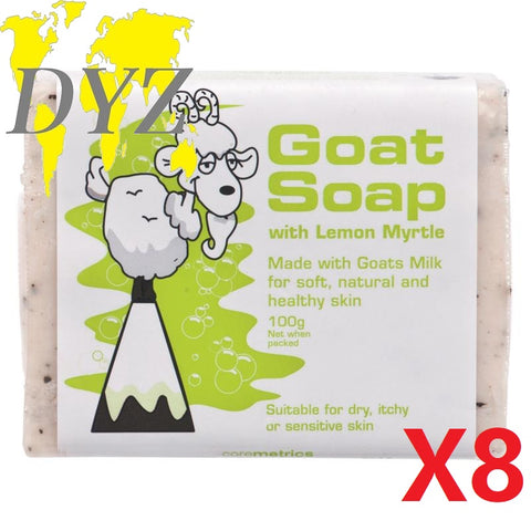 Goat Soap with Lemon Myrtle (100g) [X8]