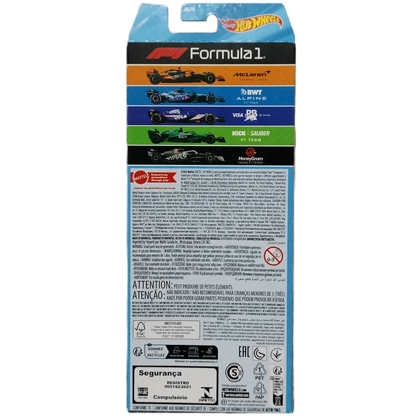 Hot Wheels Formula 1 (Set of 5)