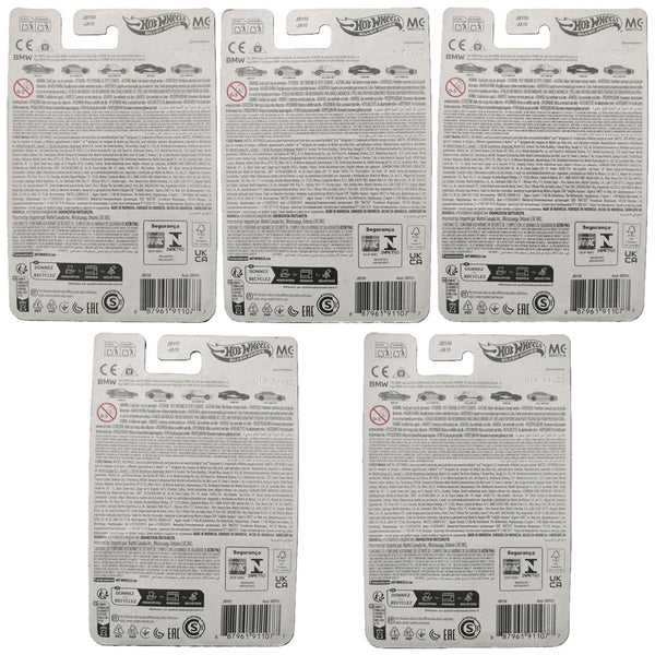 Hot Wheels Silver Series BMW M Series Set (1 to 5)
