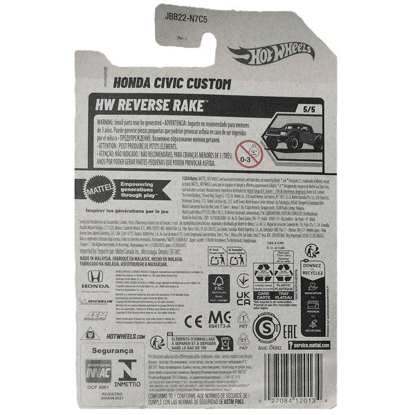 Hot Wheels Honda Civic Custom (HW Reverse Rake)