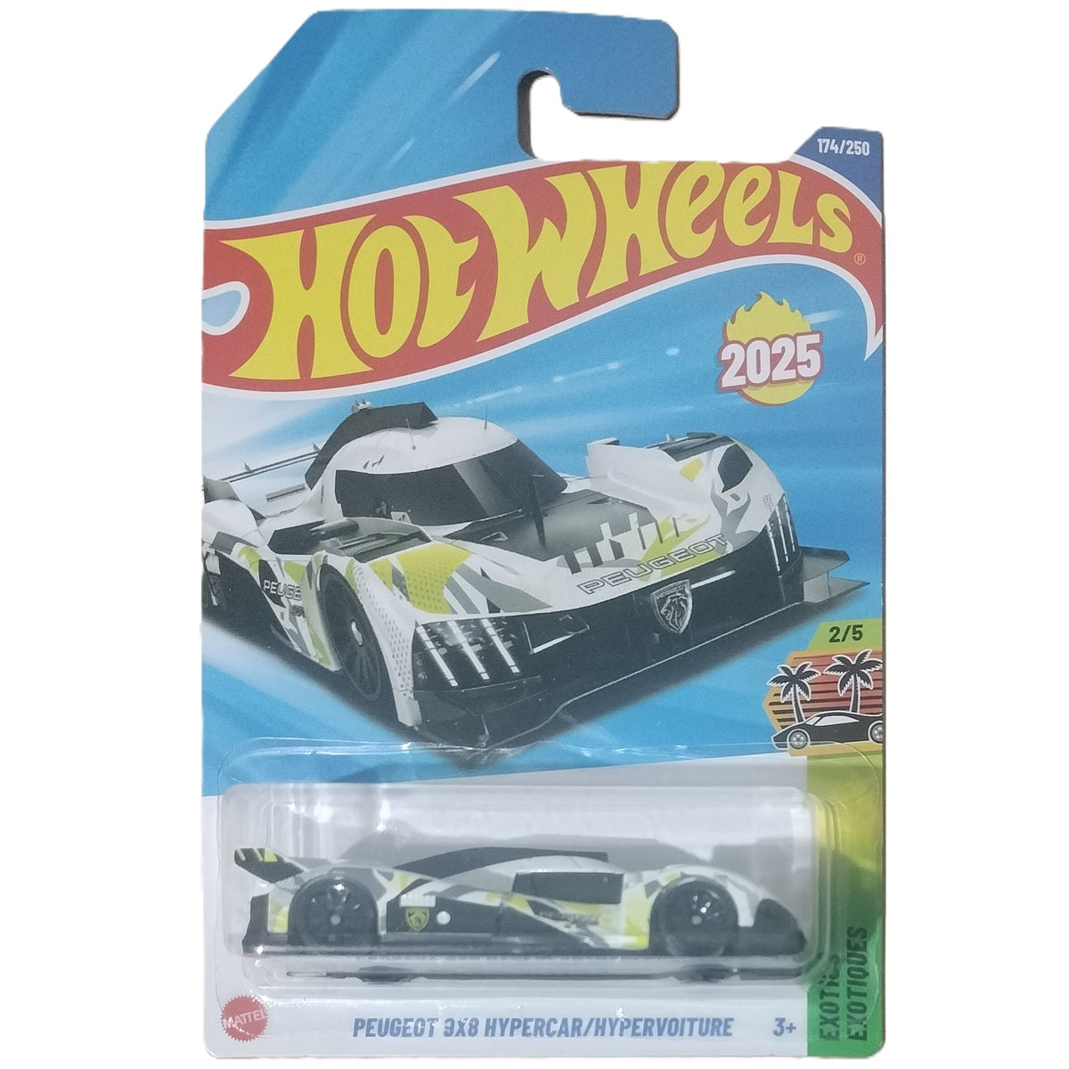 Hot Wheels Peugeot 9X8 Hypercar (Exotics)