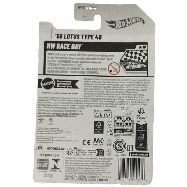 Hot Wheels '68 Lotus Type 49 (HW Race Day)