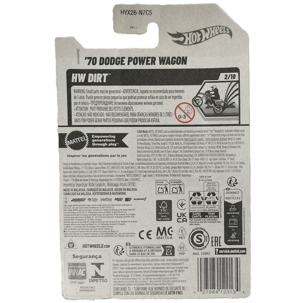 Hot Wheels '70 Dodge Power Wagon (HW Dirt)