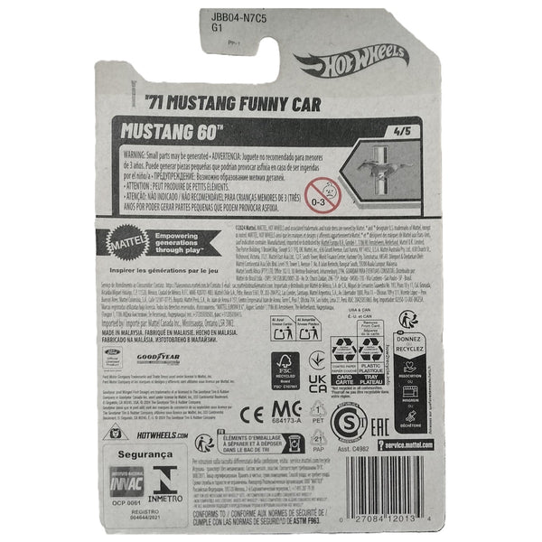 Hot Wheels '71 Mustang Funny Car (Mustang 60)