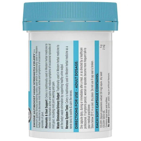 Swisse Ultiboost High Strength Celery (50 Capsules)