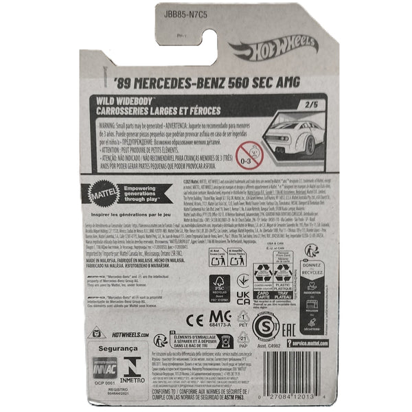 Hot Wheels '89 Mercedes-Benz 560 SEC AMG (Wild Widebody)
