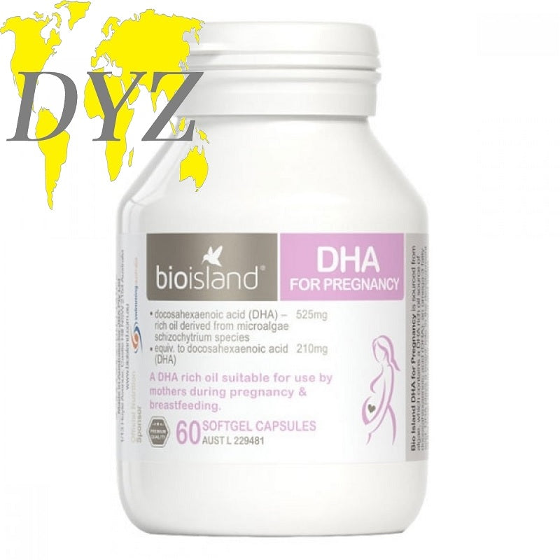 Bio Island DHA for Pregnancy (60 Capsules)