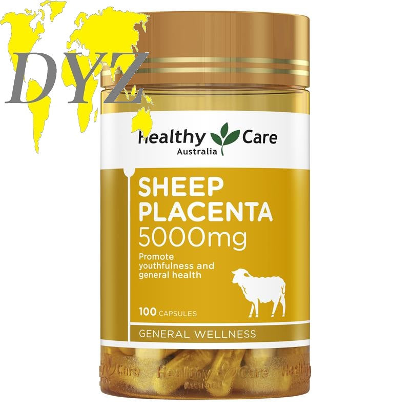 Healthy Care Sheep Placenta 5000mg (100 Capsules)