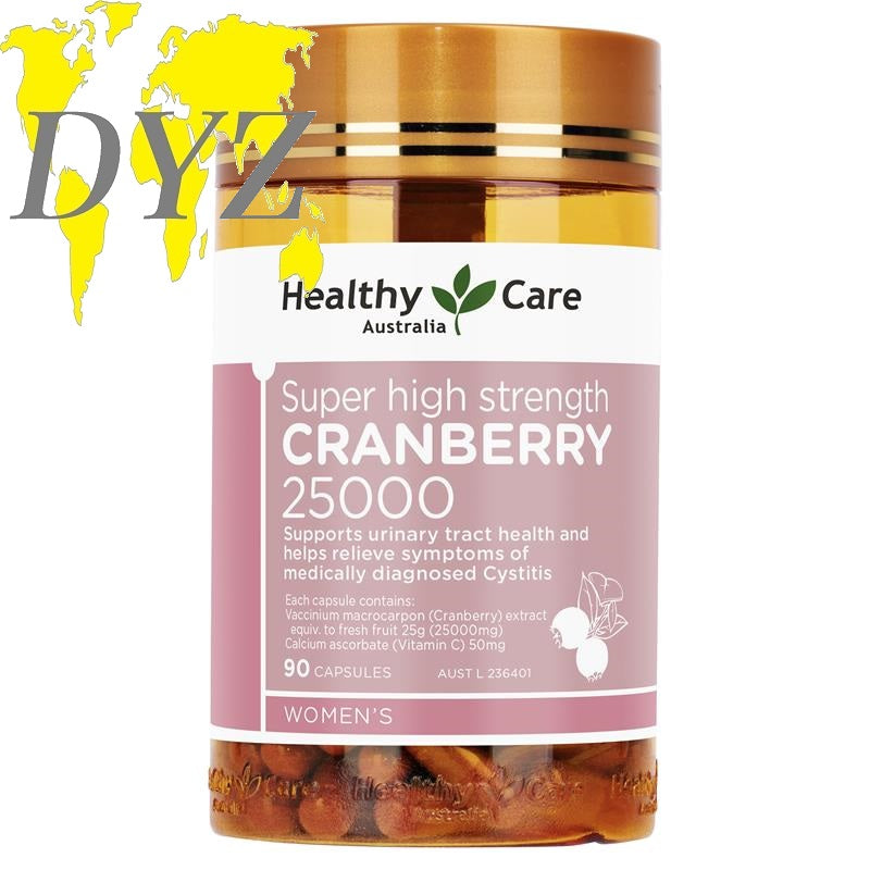 Healthy Care Super High Strength Cranberry 25000mg (90 Capsules)