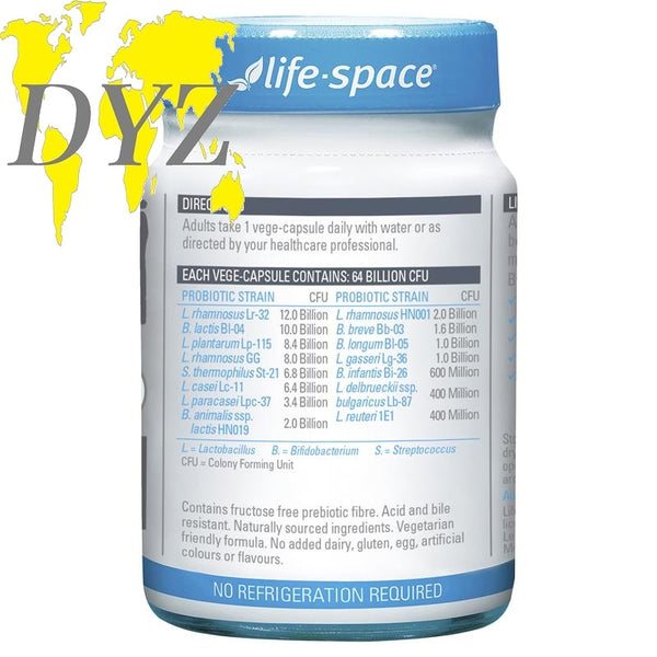 Life-Space Double Strength Probiotic (30 Capsules)