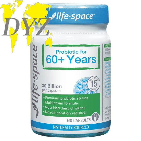 Life-Space Probiotic for 60+ Years (60 Capsules)