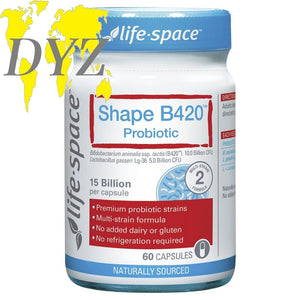 Life-Space Shape B420 Probiotic (60 Capsules)