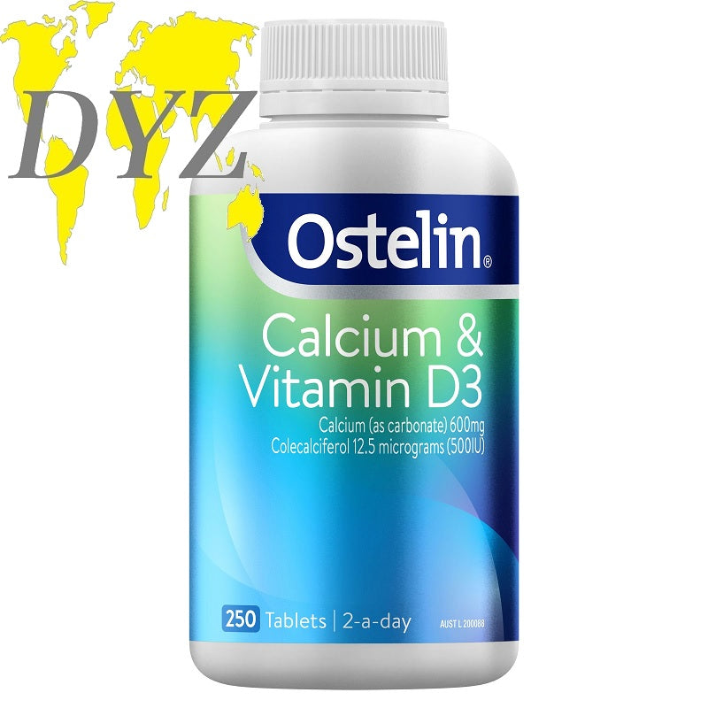 Ostelin Calcium & Vitamin D3 (250 Tablets)