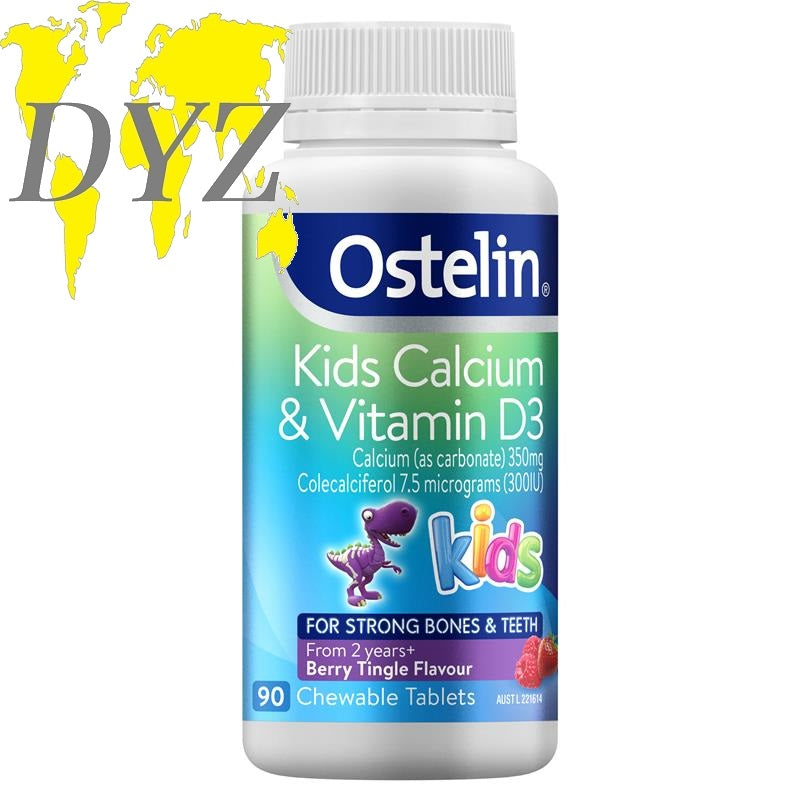 Ostelin Kids Calcium & Vitamin D3 (90 Tablets)