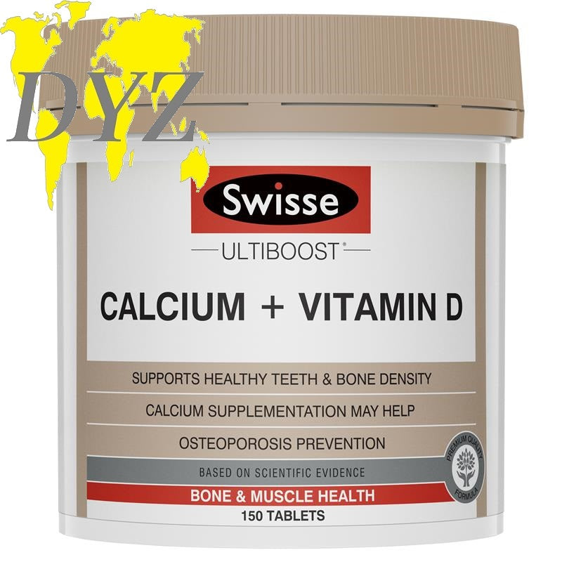 Swisse Ultiboost Calcium + Vitamin D (150 Tablets)