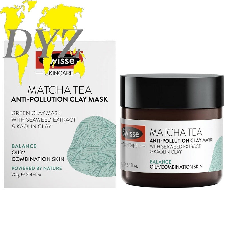 Swisse Skincare Matcha Tea Anti Pollution Clay Mask (70g)