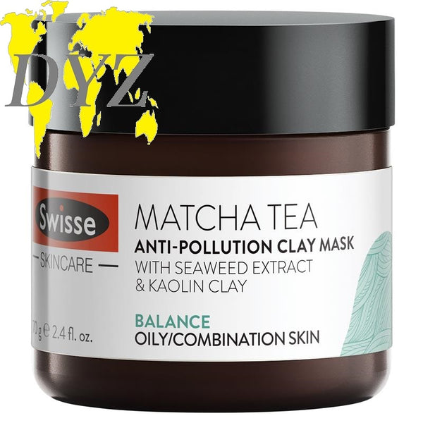 Swisse Skincare Matcha Tea Anti Pollution Clay Mask (70g)